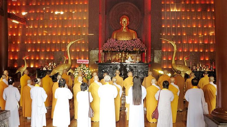 Phật giáo huyện Củ Chi dâng hương tưởng niệm tại Đền Bến Dược