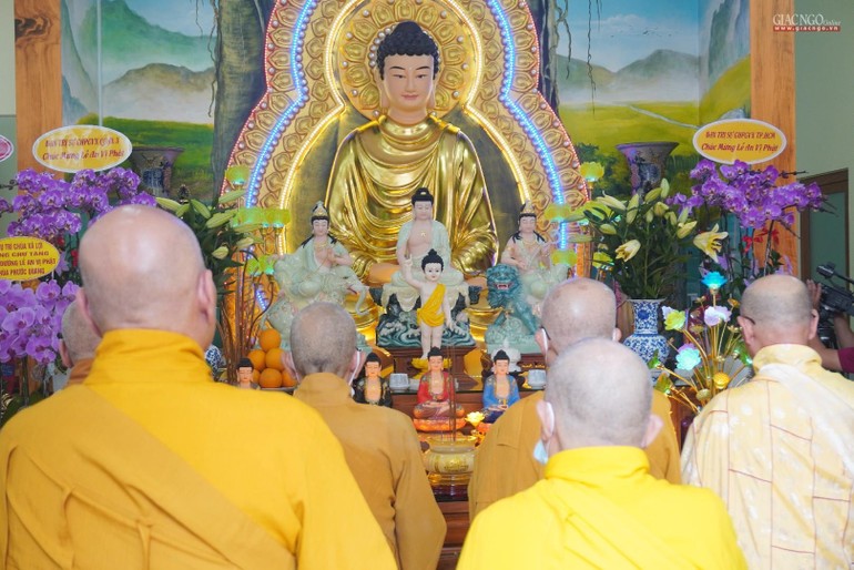 Khóa lễ an vị Phật chùa Phước Quang, quận 3