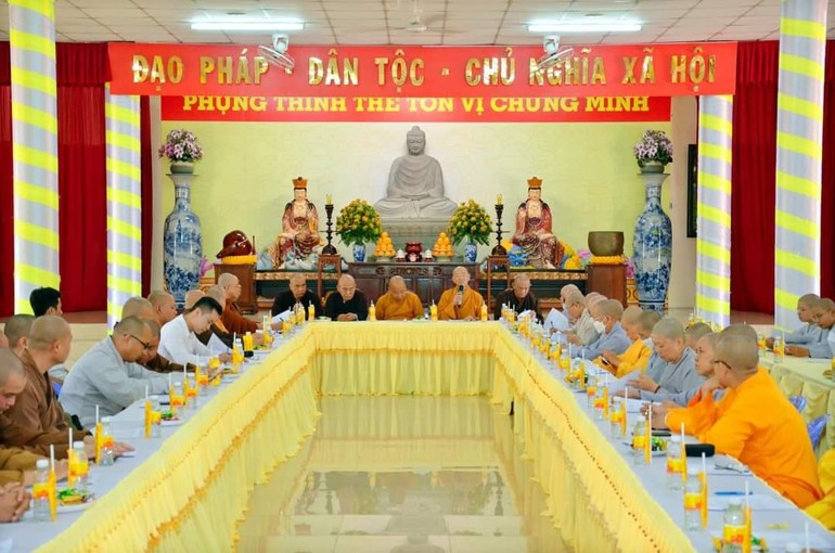 Phật giáo TP.Cần Thơ họp chuẩn bị cho Đại giới đàn Huệ Trường tổ chức vào tháng 7-2022