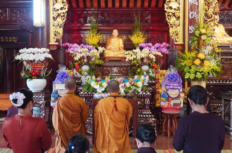 Tưởng niệm Đại lão Hòa thượng Thích Tâm Châu tại tu viện Vĩnh Nghiêm (TP.HCM)