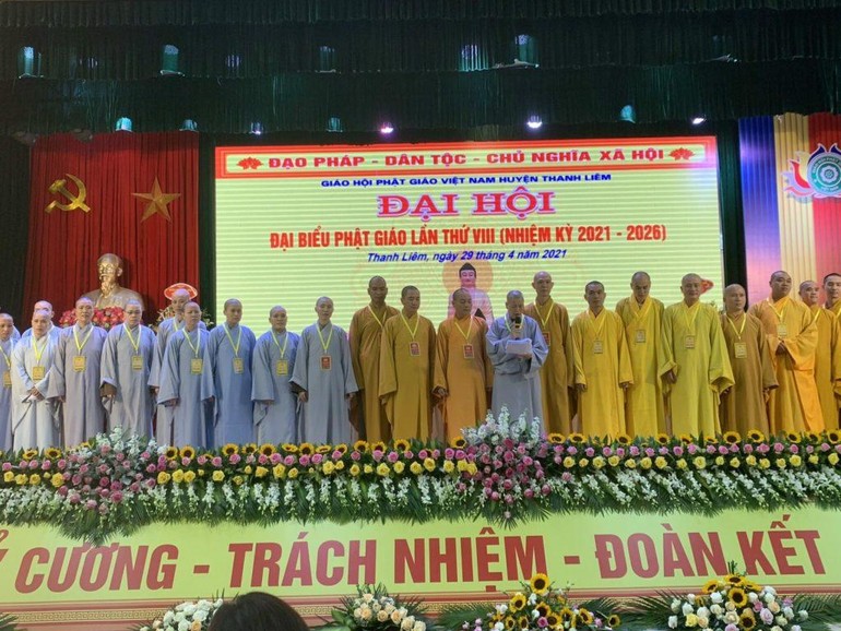 Tân Ban Trị sự GHPGVN huyện Thanh Liêm ra mắt đại hội