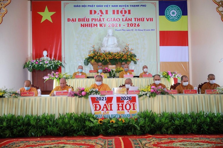 Chư tôn đức Chứng minh, Chủ tọa đoàn Đại hội đại biểu Phật giáo huyện Thạnh Phú lần VII, nhiệm kỳ 2021 - 2026