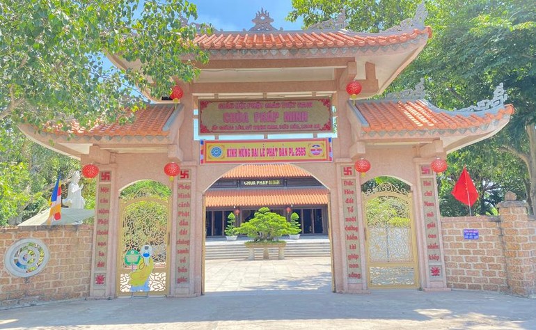 Hạ trường chùa Pháp Minh dành cho Tăng sinh lớp Sơ cấp Phật học tỉnh Long An
