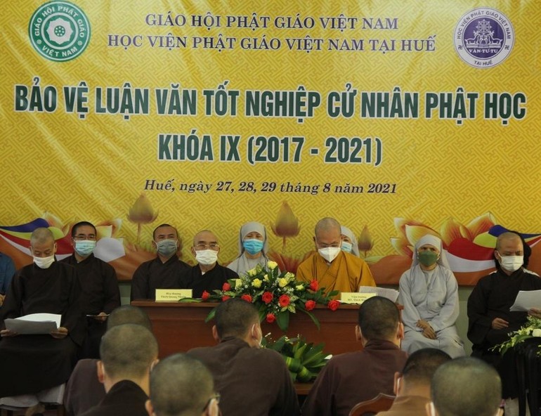 Khai mạc lễ bảo vệ luận văn tốt nghiệp Cử nhân Phật học khóa IX (2017-2021)