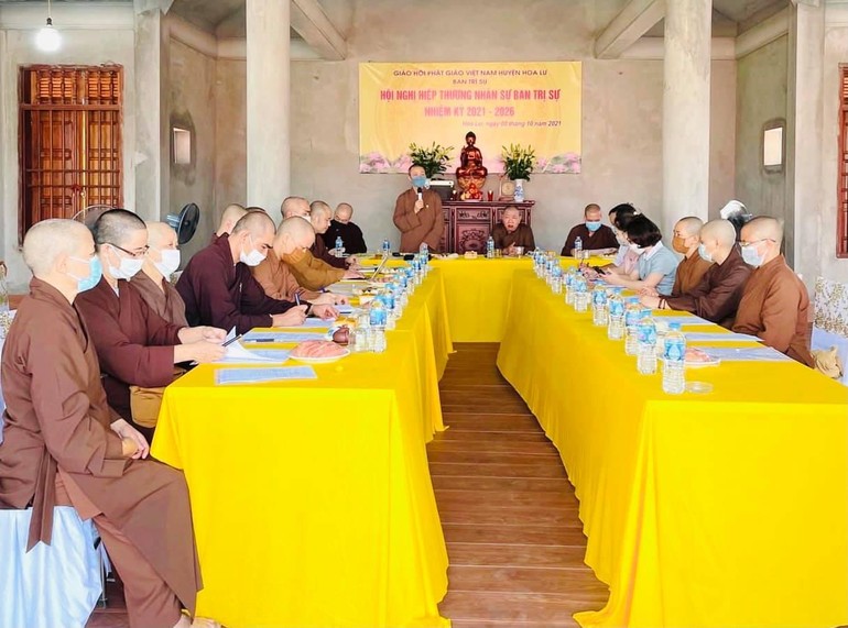 Hội nghị hiệp thương nhân sự Ban Trị sự Phật giáo huyện Hoa Lư
