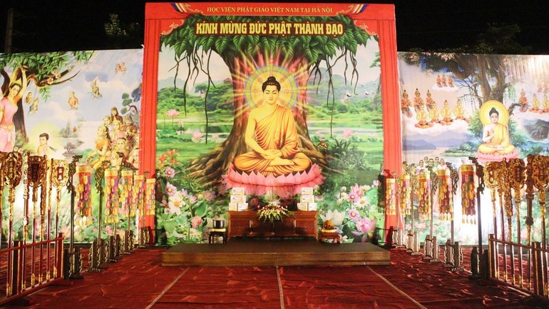 Lễ đài kỷ niệm ngày Đức Phật thành đạo 