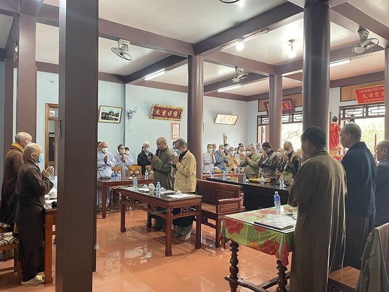 Ban Trị sự Phật giáo huyện Duy Xuyên đã tổ chức họp triển khai công tác Phật sự