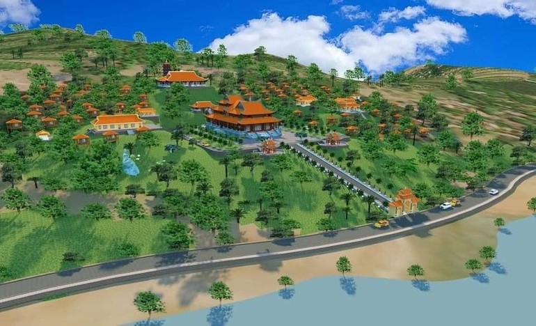Phối cảnh tổng thể thiền viện Tùng Lâm sau khi được hoàn thành