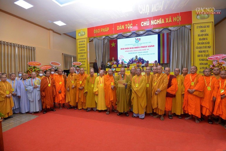 Tân Ban Trị sự Phật giáo tỉnh Bạc Liêu nhiệm kỳ 2022 - 2027 ra mắt đại hội