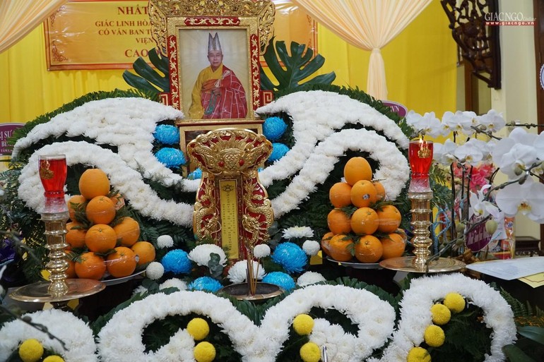 Giác linh đường cố Hòa thượng Thích Tâm Đăng được tôn trí tại tổ đường chùa Phước Bửu