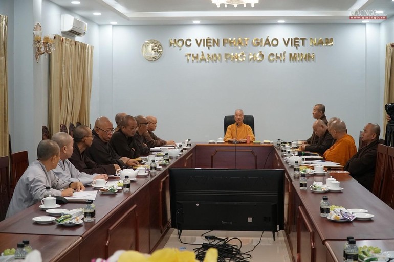 Buổi họp diễn ra tại Học viện - cơ sở II, xã Lê Minh Xuân, huyện Bình Chánh