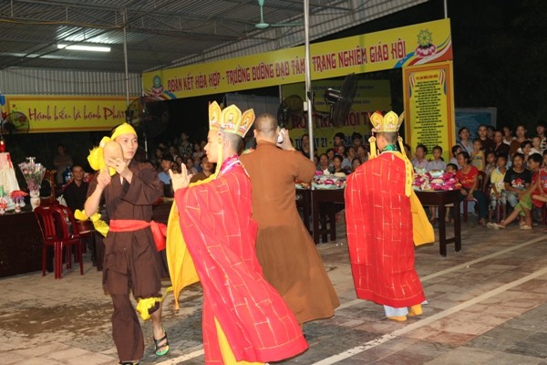 Đàn thí thực chùa Đồng Đắc, Ninh Bình. Ảnh: phatgiaoninhbinh.org
