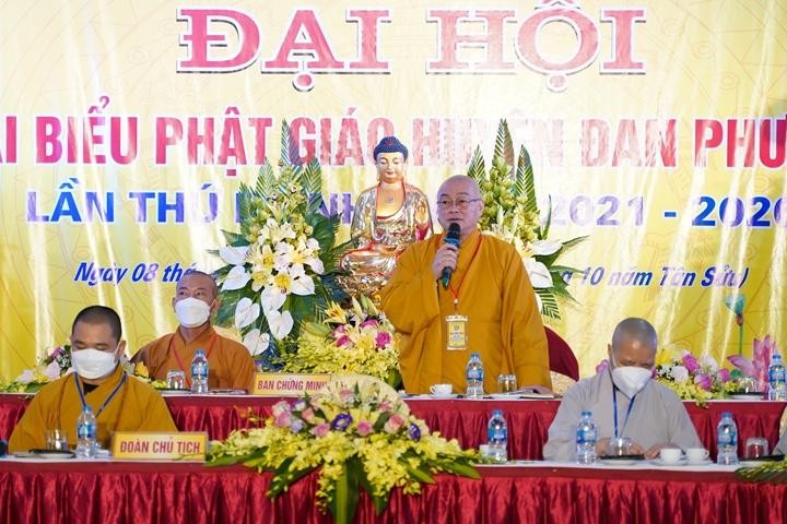 Hà Nội: Đại đức Thích Thái Minh làm Trưởng ban Trị sự GHPGVN huyện Đan Phượng (2021-2026) ảnh 3