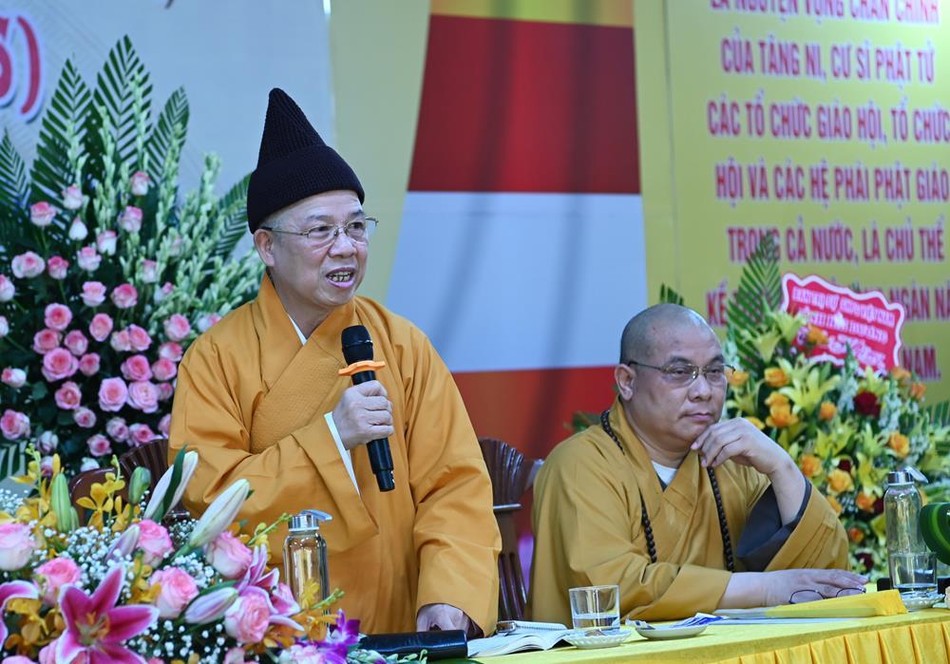 Hải Dương: Trường Trung cấp Phật học tổ chức lễ phát bằng tốt nghiệp khóa VIII (2018-2022) ảnh 17