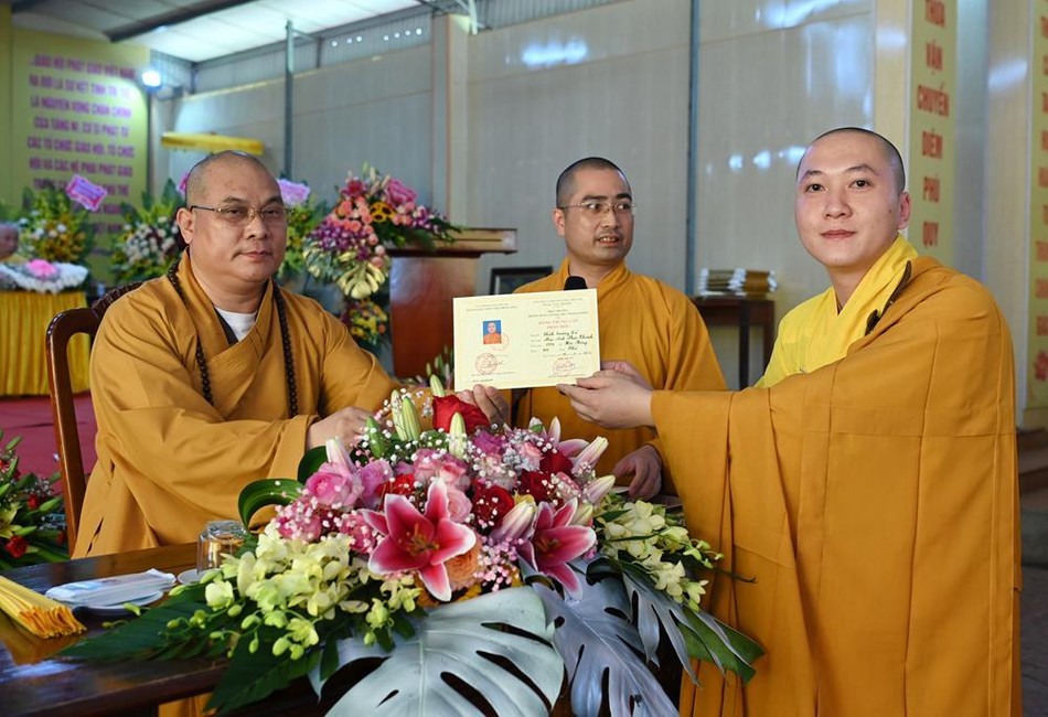 Hải Dương: Trường Trung cấp Phật học tổ chức lễ phát bằng tốt nghiệp khóa VIII (2018-2022) ảnh 19
